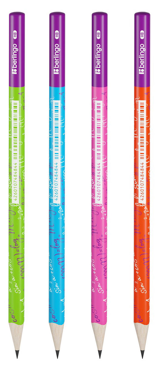 

Карандаш чернографитный Berlingo Double Color трехгранный заточенный, 2,2 мм