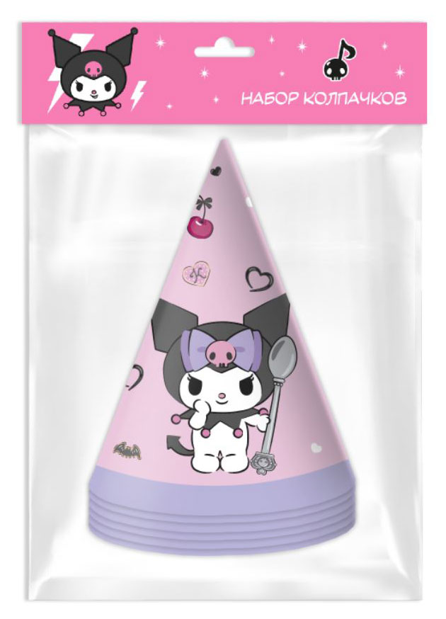 

Набор колпачков Nd play Kuromi, 6 шт
