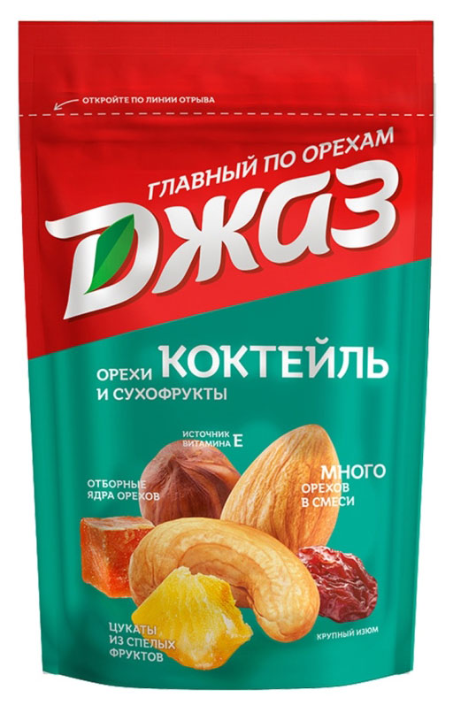 

Коктейль Джаз орехи и сухофрукты, 150 г