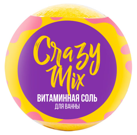 

Соль для ванны L`Cosmetics Crazy Mix витаминная, 160 г