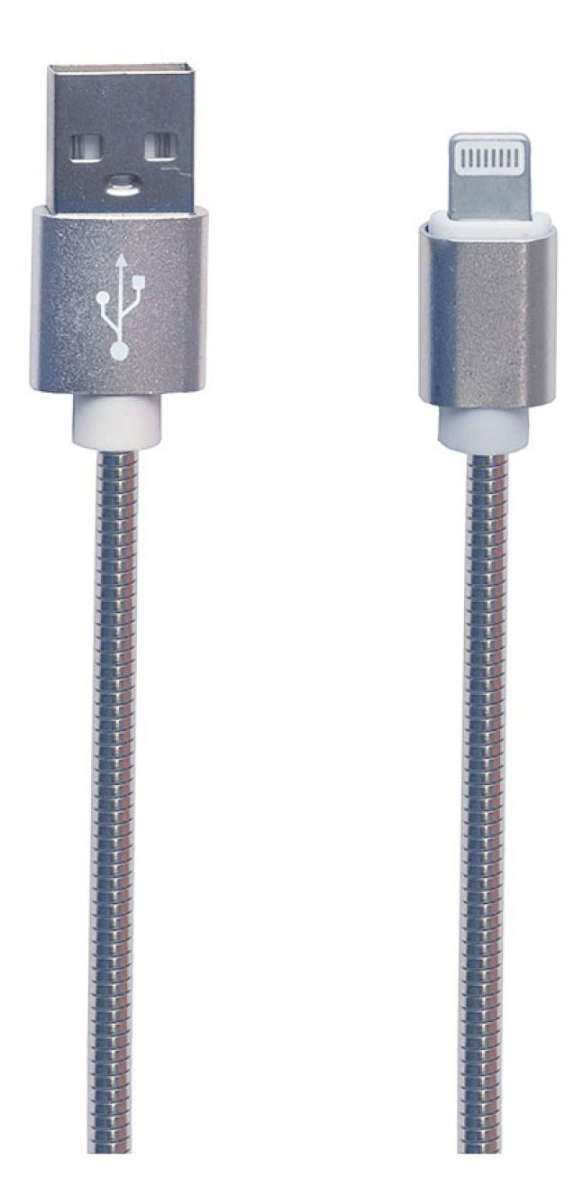 

Кабель USB-Apple Lightning 8-pin Liberty Project металлическая оплетка, 1 м