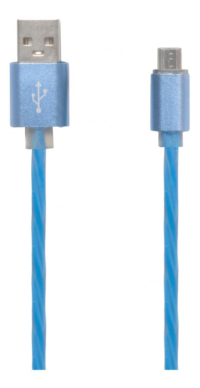 

USB кабель "LP" Type-C Косичка 1 м. (голубой)