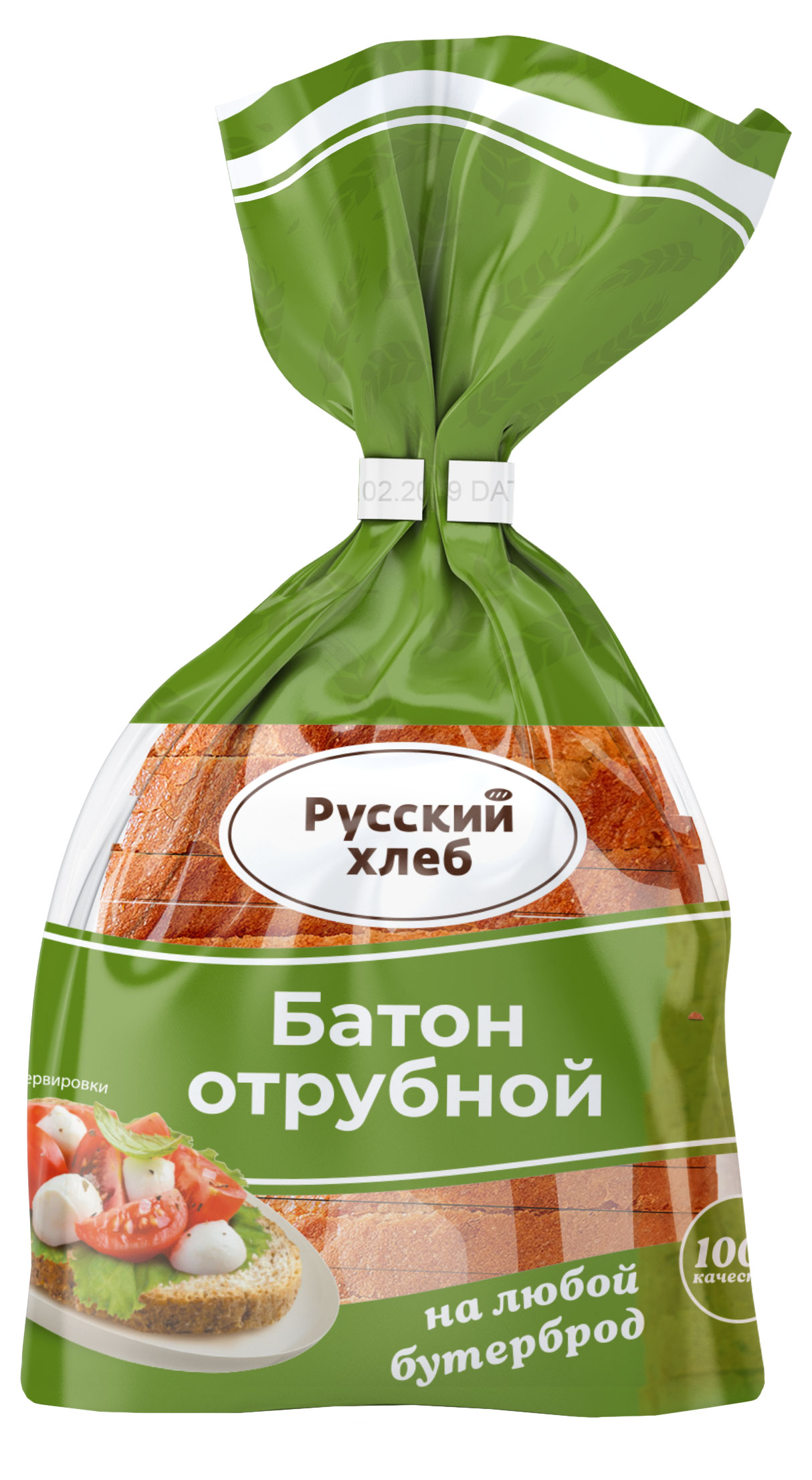 

Батон Русский Хлеб Отрубной нарезка, 200 г