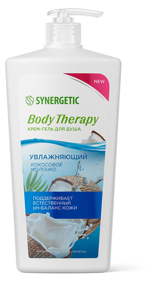 

Крем-гель для душа Synergetic Кокосовое молочко, 900 мл