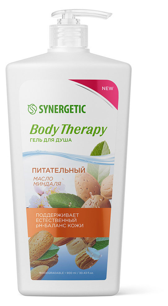 

Крем-гель для душа Synergetic Масло миндаля, 900 мл