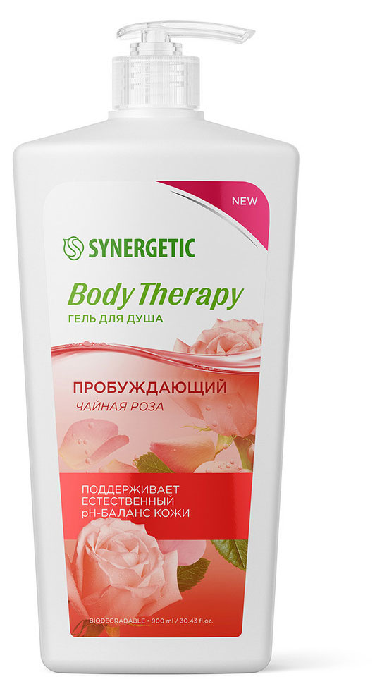 

Крем-гель для душа Synergetic Чайная роза, 900 мл