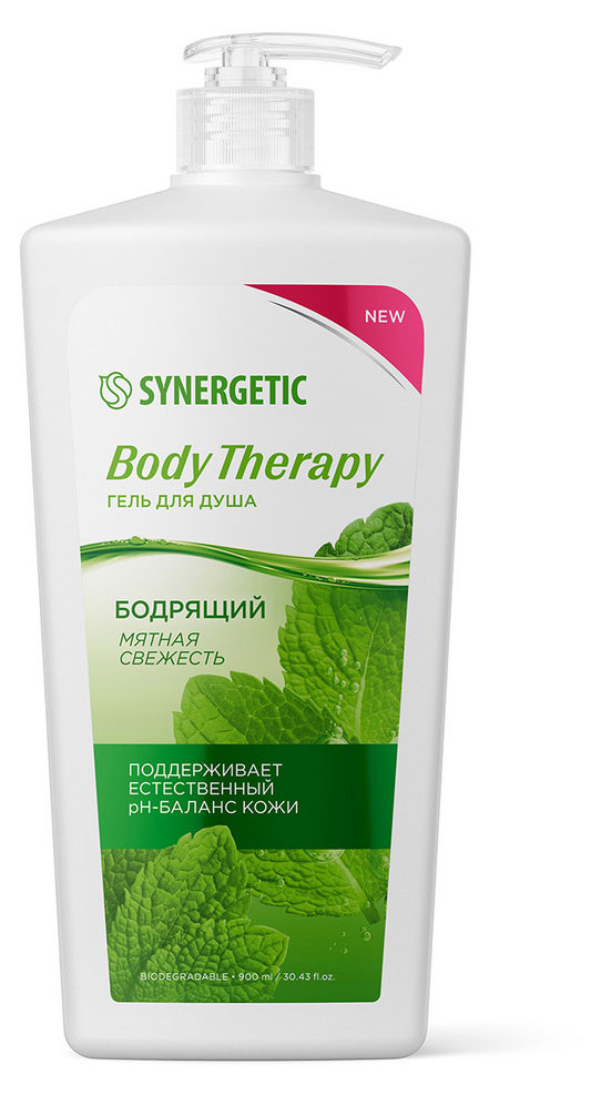 

Гель для душа Synergetic Мятная свежесть, 900 мл