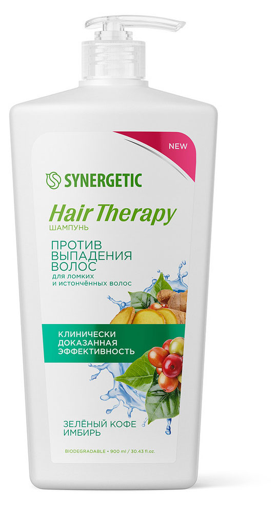 

Шампунь для волос Synergetic Против выпадения, 900 мл