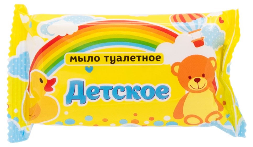 

Мыло туалетное КМЗ штампованное Детское, 100 г