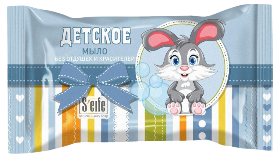 

Мыло туалетное S'eife штампованное Детское без отдушки, 100 г
