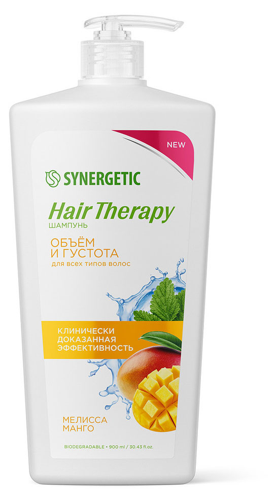 

Шампунь для волос Synergetic Объем и густота, 900 мл