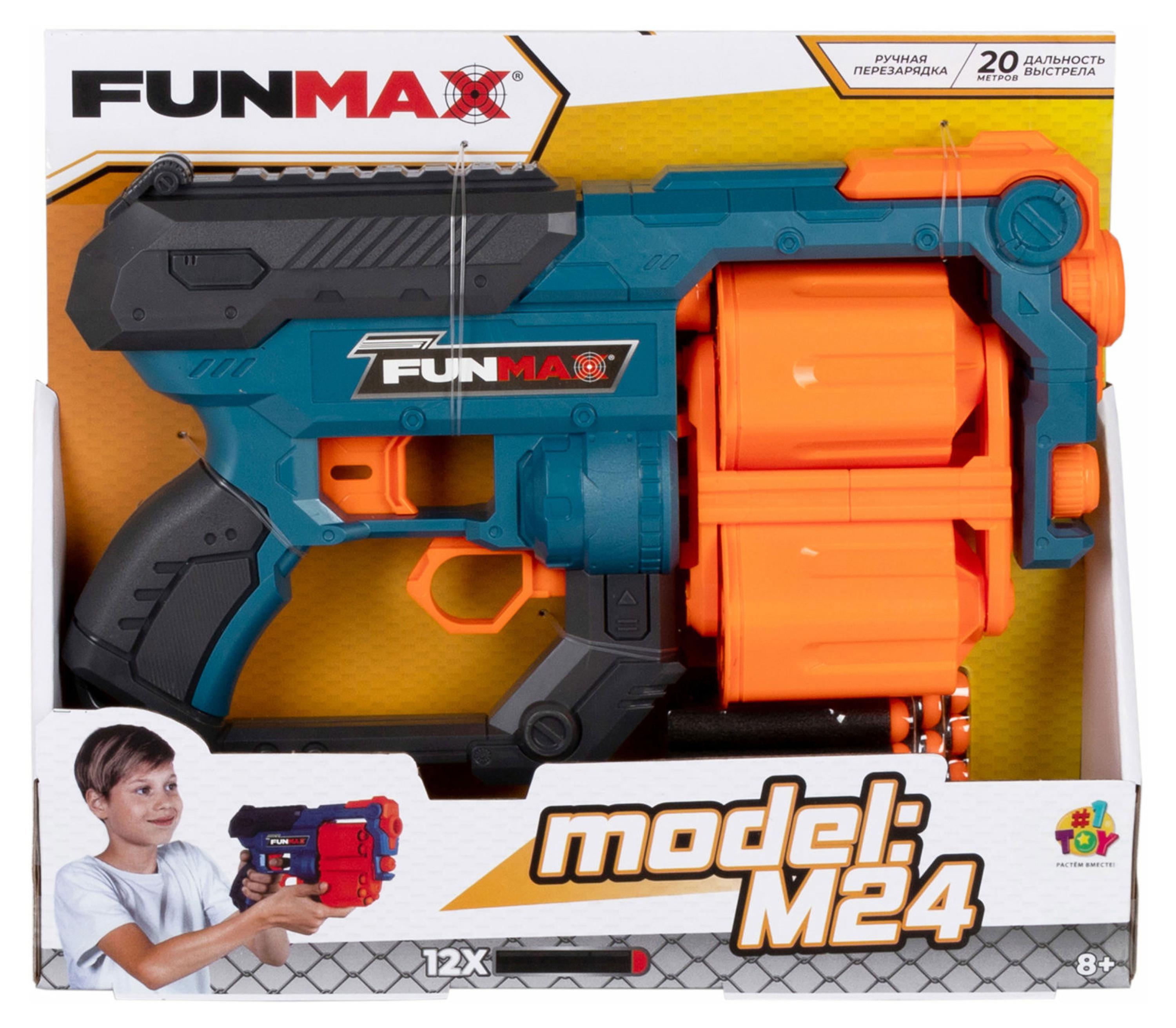 

Бластер 1TOY Funma M24 с мягкими пулями