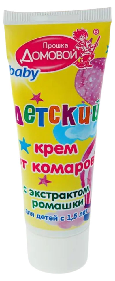 

Крем от комаров детский Домовой прошка с экстрактом ромашки, 40 мл