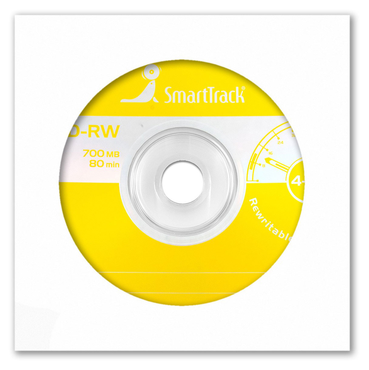 Изображение товара Диск CD-RW Smart Track 700Mb 4-12х в бумажном конверте, 1 шт