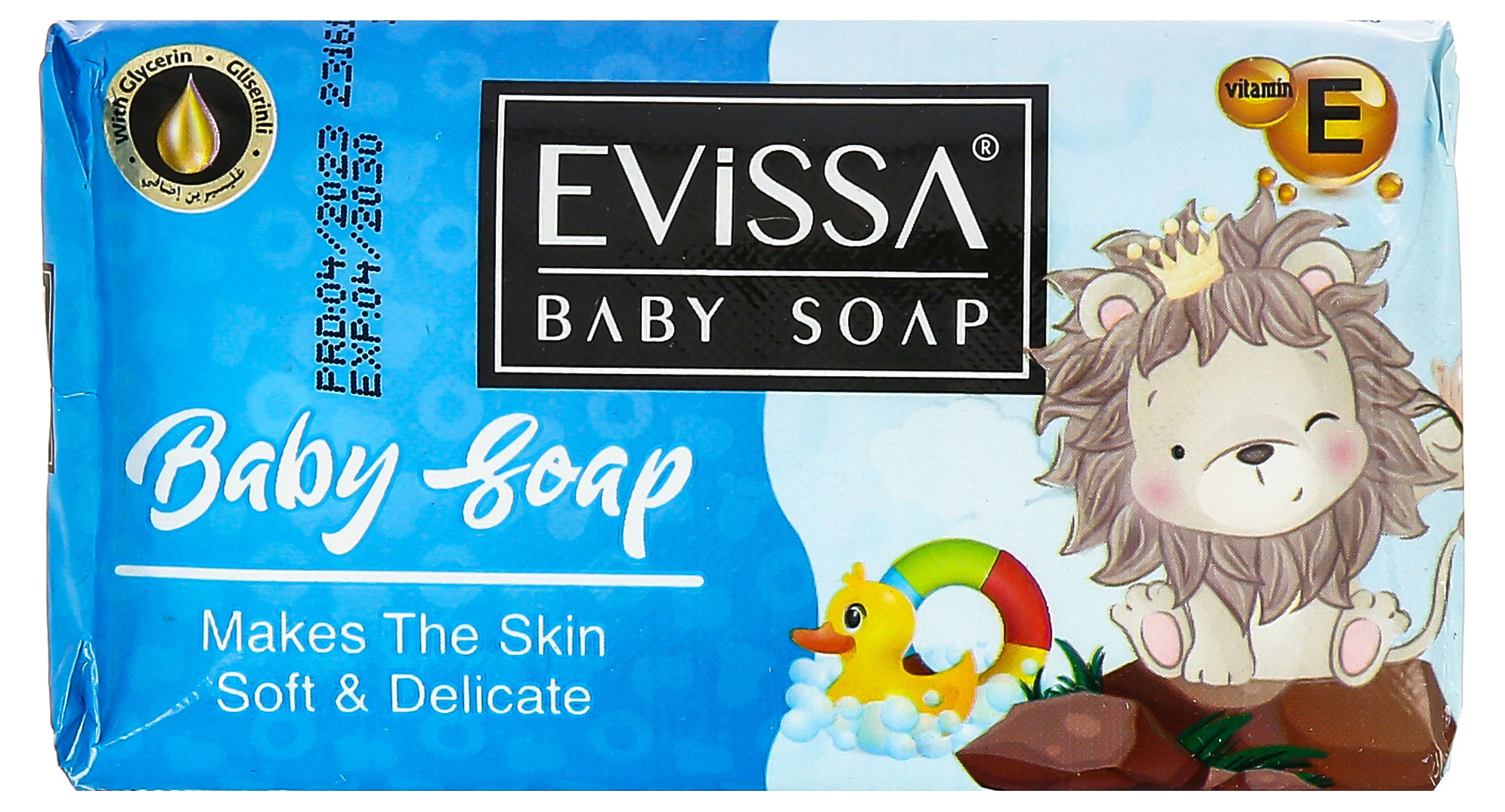 

Мыло туалетное Evissa детское синее, 90 г