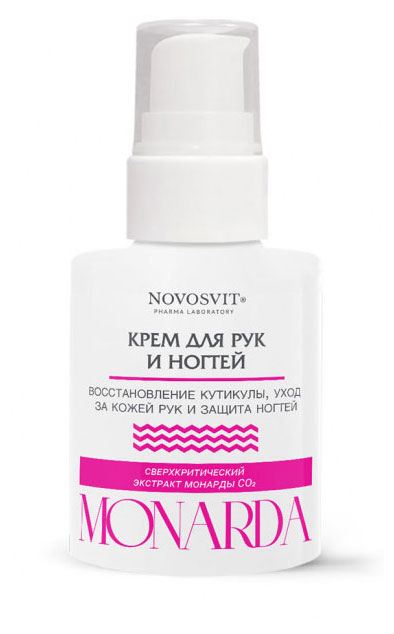 

Крем для рук и ногтей Novosvit Monarda, 100 мл