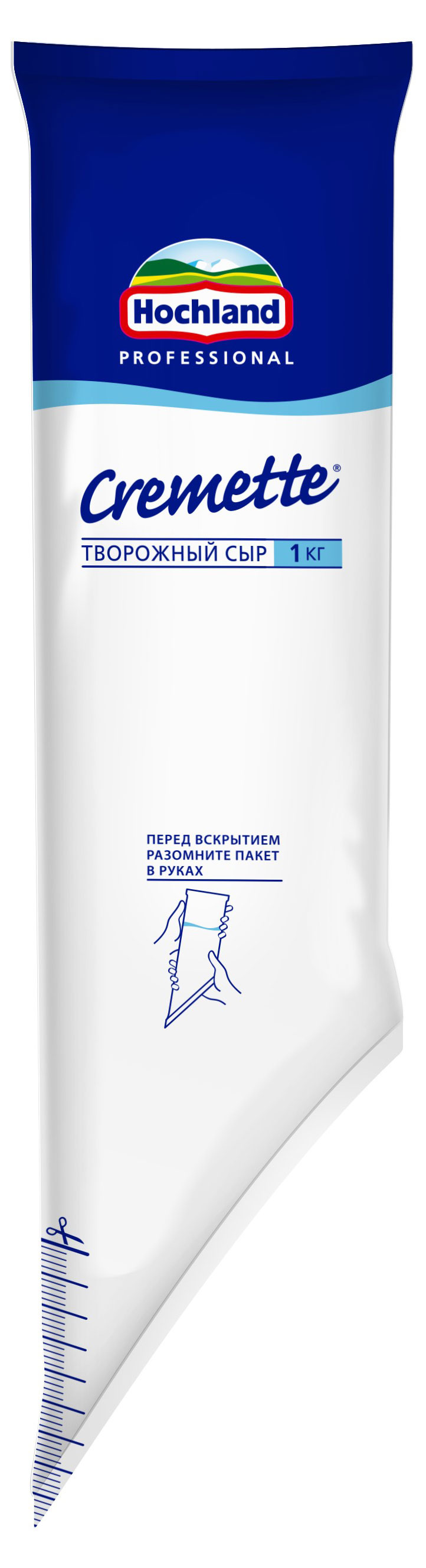 

Сыр творожный Cremette Hochland в кулинарном пакете 65% БЗМЖ, 1 кг