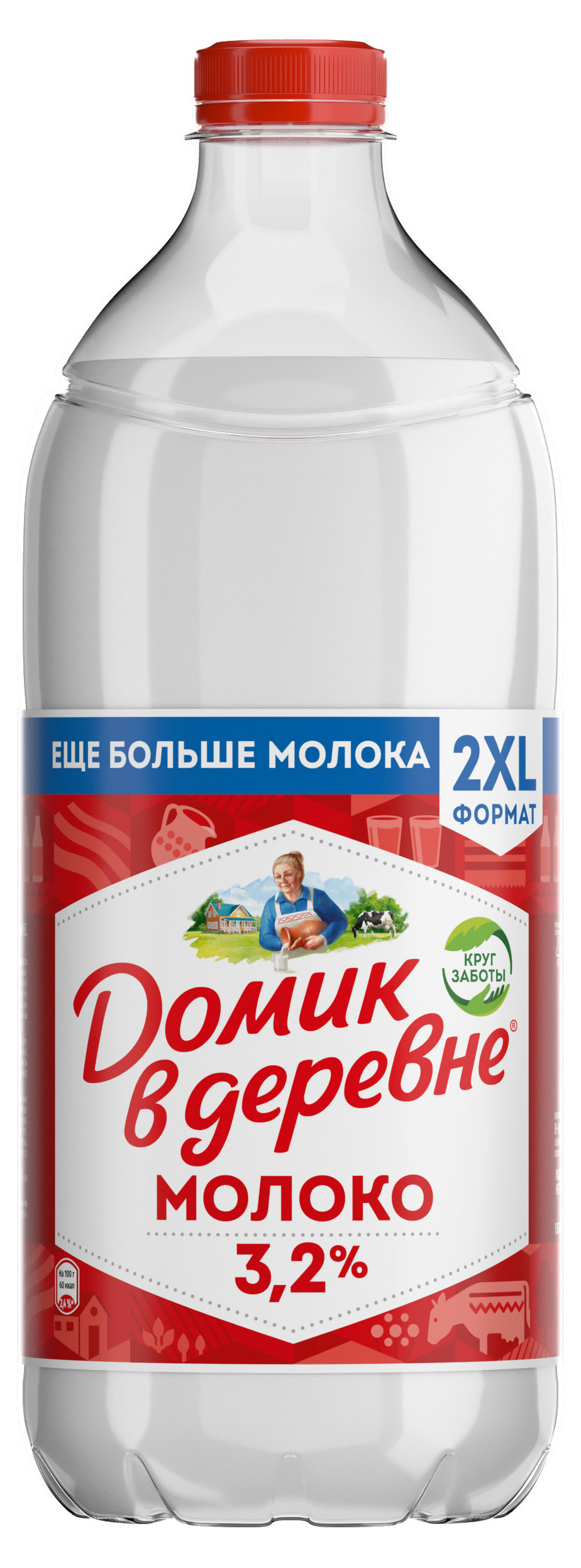 

Молоко Домик в деревне 3,2% БЗМЖ, 1,951 кг