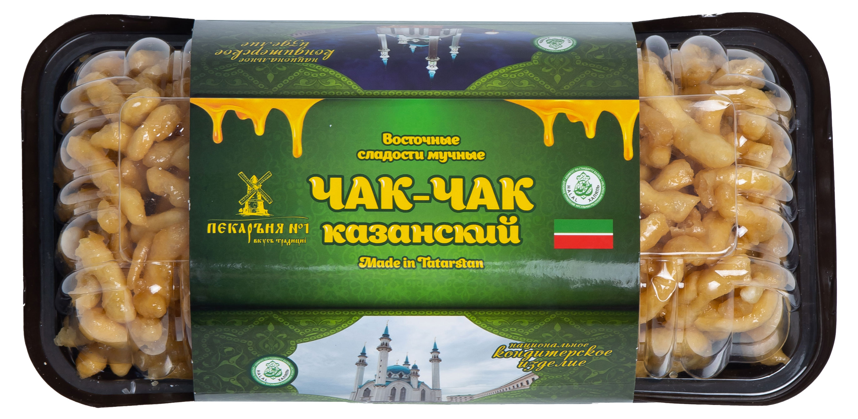 

Чак-Чак Пекарня 1 Казанский с медом халяль, 350 г