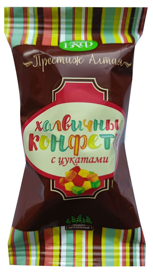 

Конфеты халвичные БХФ с цукатами, вес