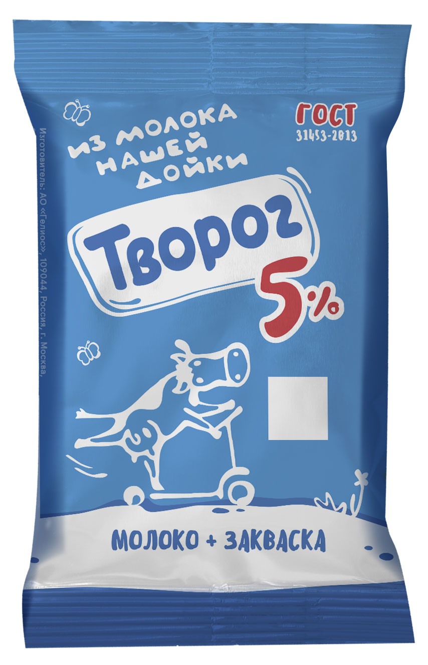 

Творог Молоко нашей дойки брикет 5%, 180 г