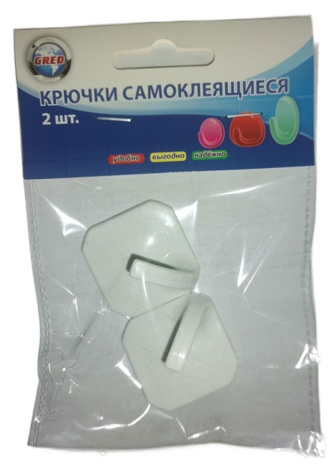

Крючки самоклеящиеся Gred Ромб настенные, 2 шт