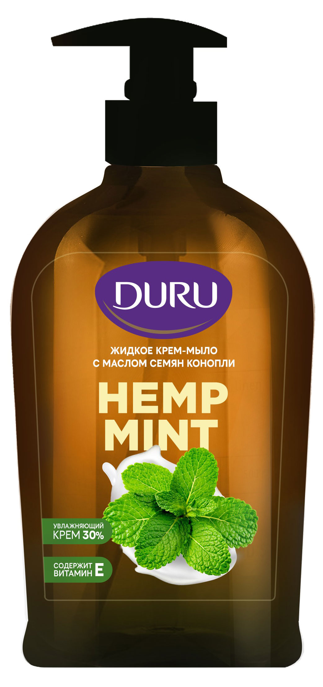 

Жидкое крем-мыло Duru Hemp Mint с маслом семян конопли, 300 мл
