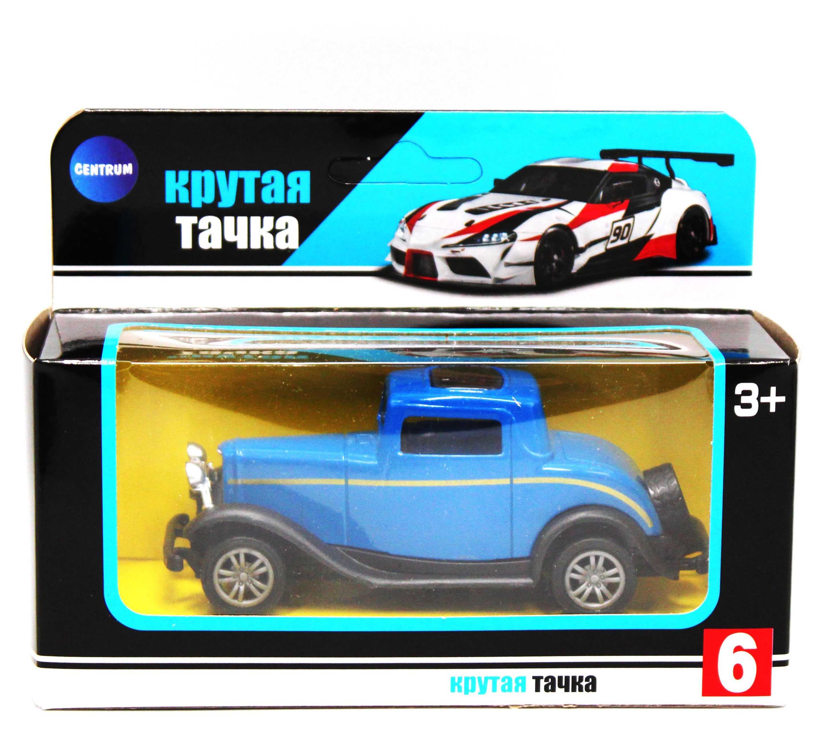 

Машинка металлическая Centrum Крутая тачка, 10,6х4,2х3,5 см