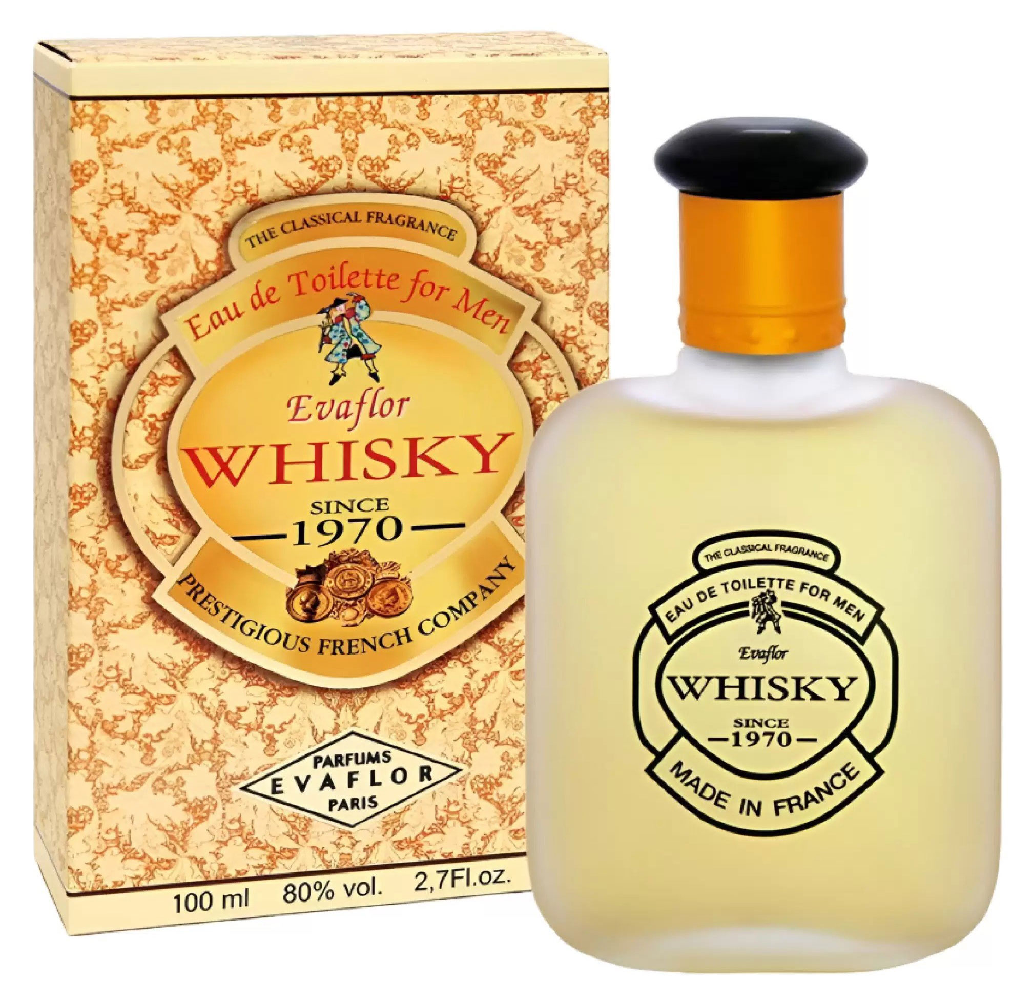

Туалетная вода мужская Evaflor Whisky, 100 мл