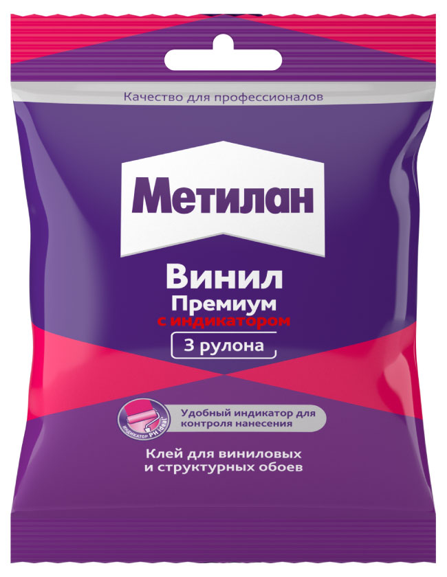

Клей обойный Metylan винил премиум с индикатором, 100 г