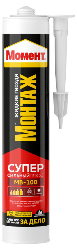 

Клей Момент Монтаж Плюс Суперсильный, 400 г