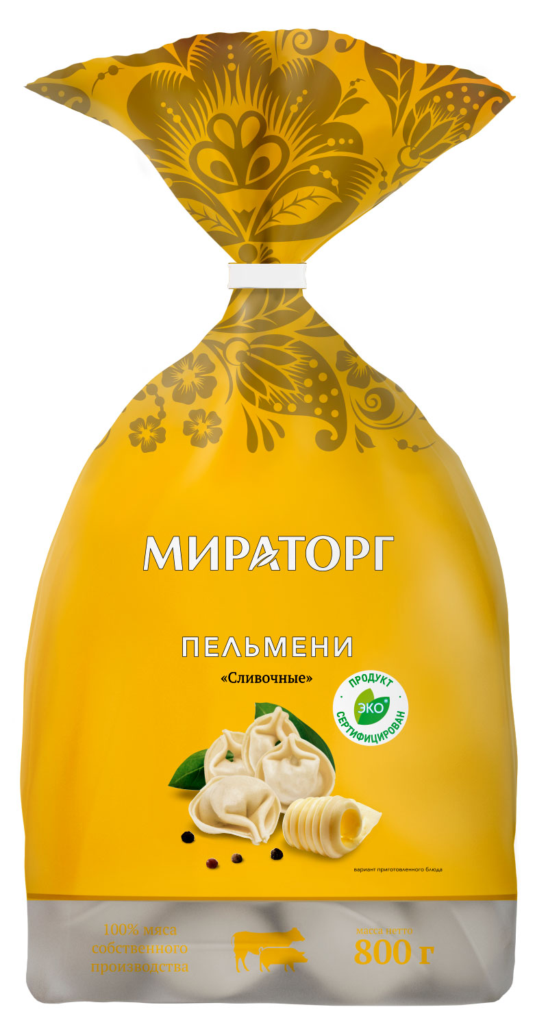 

Пельмени сливочные Мираторг, 800 г