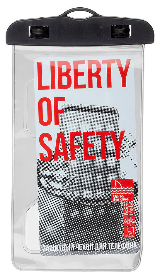 

Чехол защитный для телефона Liberty Project универсальный водонепроницаемый, до 6"