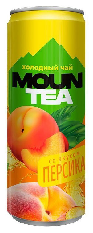 

Чай черный Бавария Mountea со вкусом персика, 330 мл