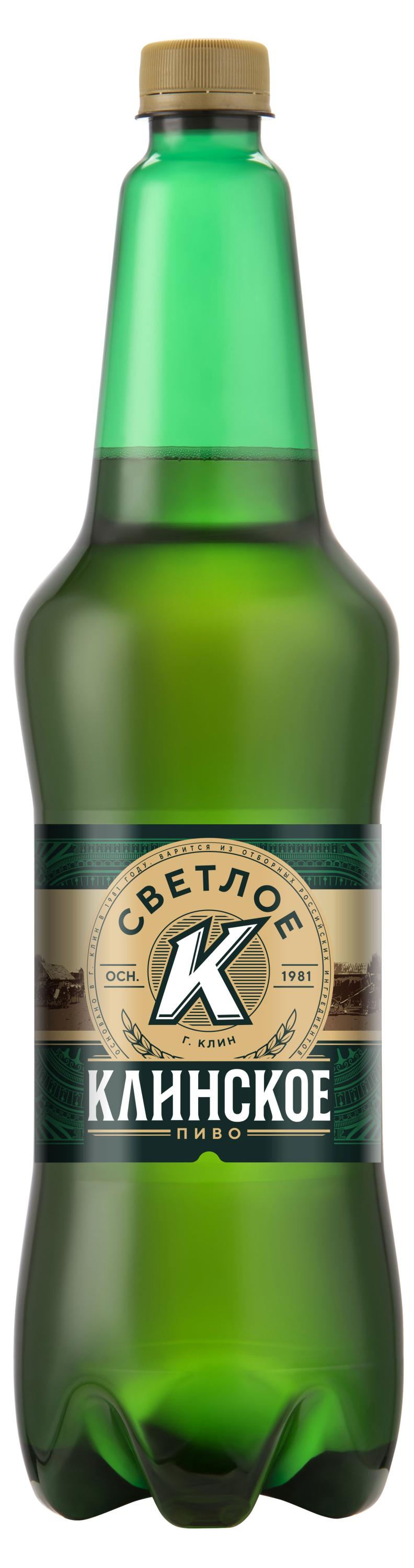 

Пиво Клинское светлое фильтрованное, 1,15 л