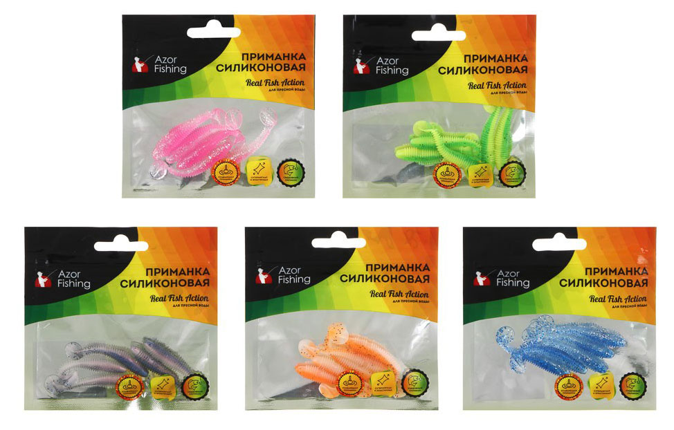 

Приманка силиконовая Azor Fishing, 4,5 см