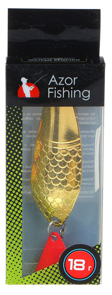 

Блесна колеблющаяся Azor Fishing Фиш, 18 г