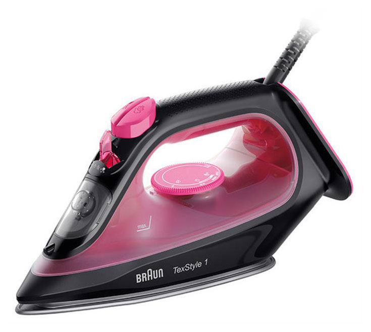 

Утюг Braun SI1070PU черно-розовый