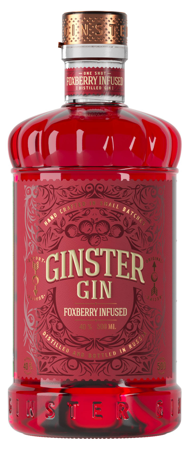 

Джин Джинистер Foxberry Infused Россия, 0,5 л