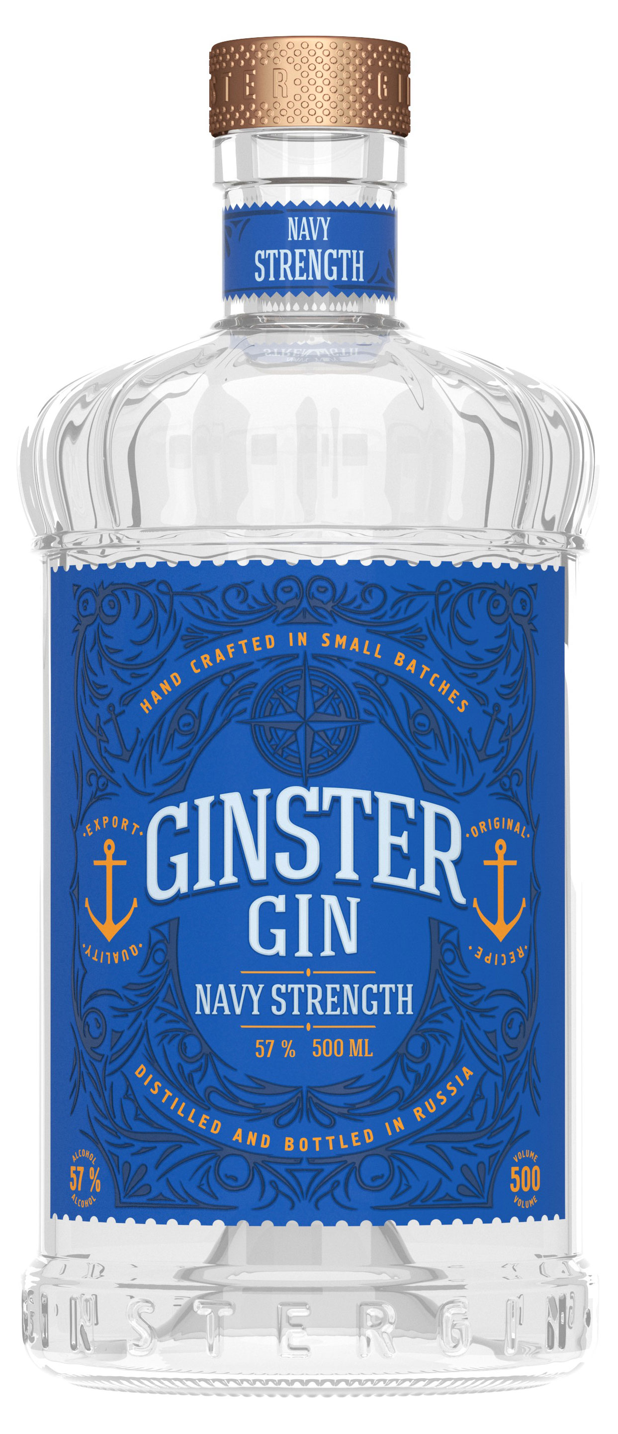 

Джин Джинистер Navy Strength Россия, 0,5 л