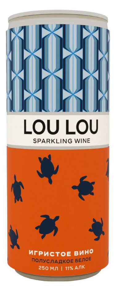 

Игристое вино LOU LOU белое полусладкое Россия, 0,25 л