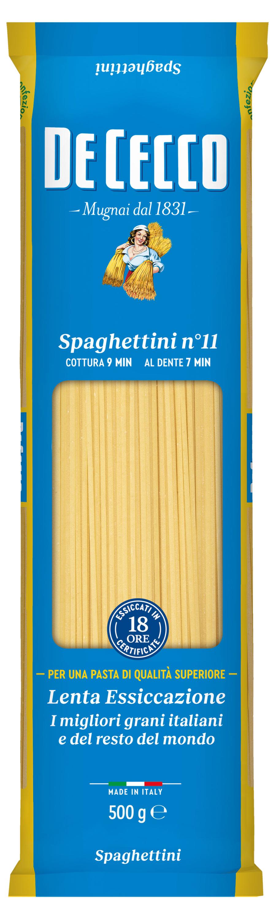 

Макаронные изделия De Cecco Spaghettini 11, 500 г