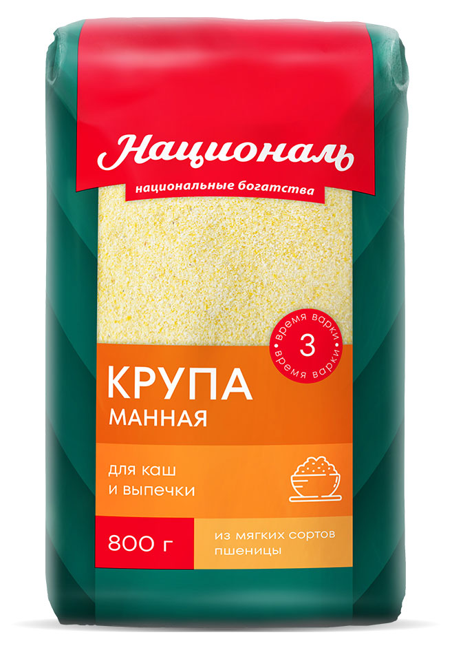 

Крупа манная Националь, 800 г