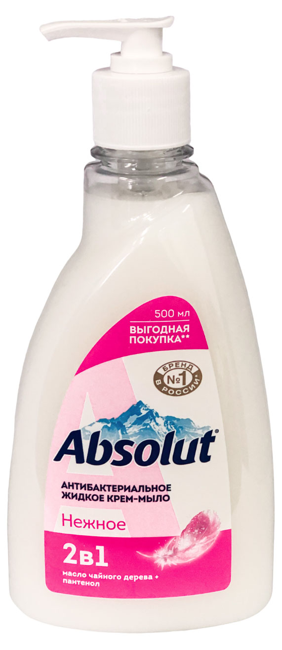 

Мыло жидкое ABSOLUT нежное, 500 мл