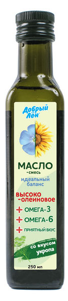 

Масло-смесь Добрый лен со вкусом укропа, 250 мл