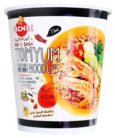

Лапша быстрого приготовления Picnic со вкусом Том Ям с креветкой, 60 г