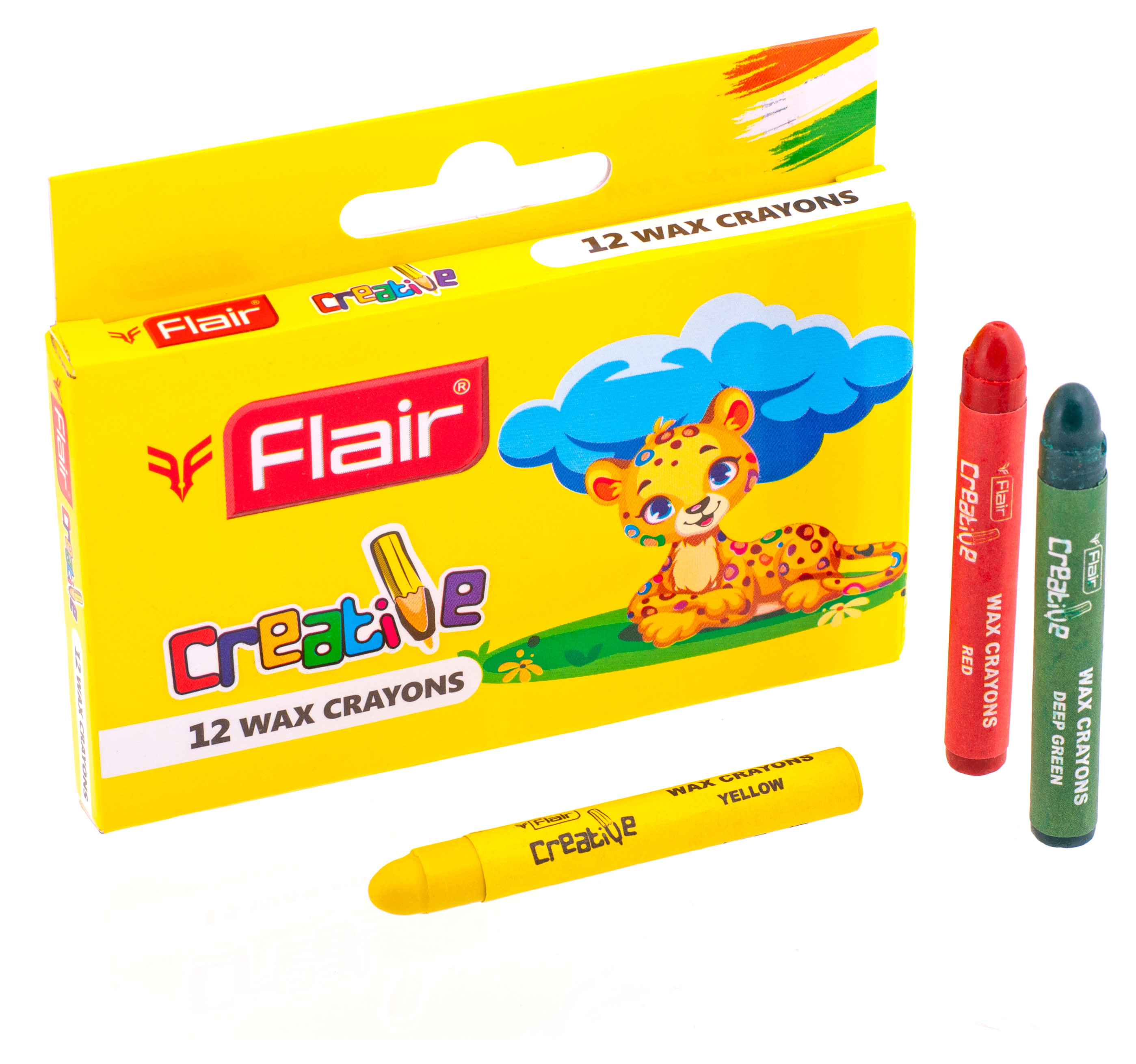 Изображение товара Мелки восковые Flair, 12 цветов