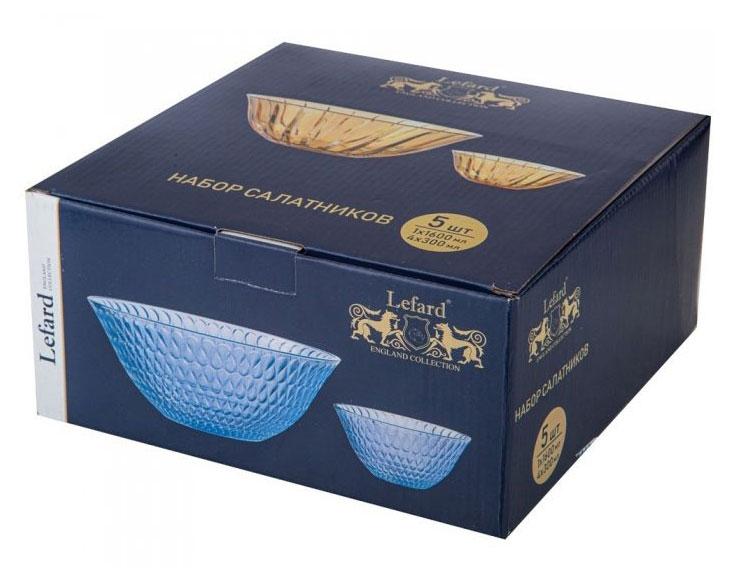 

Набор салатников Lefard Diamant, 5 шт