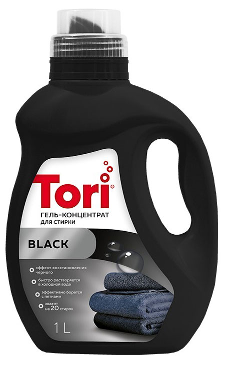 

Гель-концентрат для стирки Tori Black, 1 л