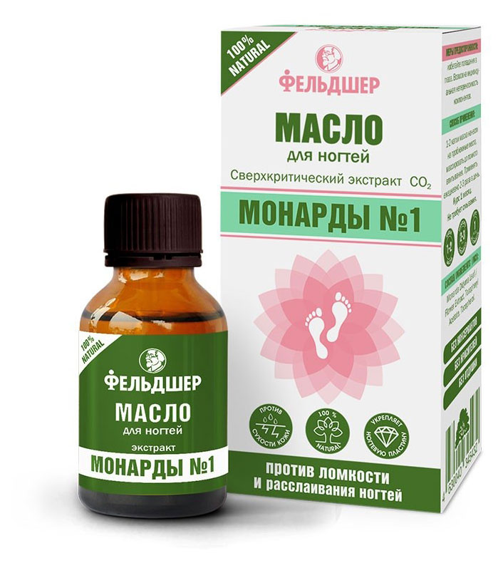 

Масло для ногтей Фельдшер Экстракт Монарды 1, 25 мл